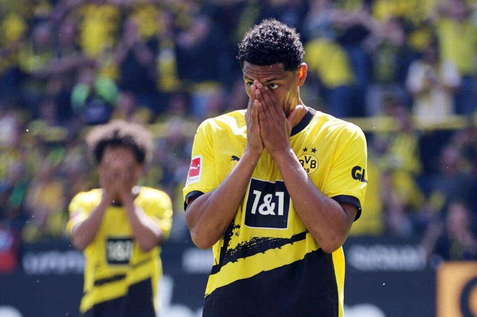 Mallen desperdiçou a chance do jogo para o Borussia Dortmund.