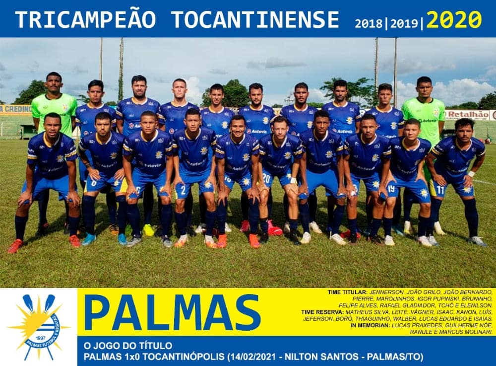 Palmas é o maior campeão do Tocantins
