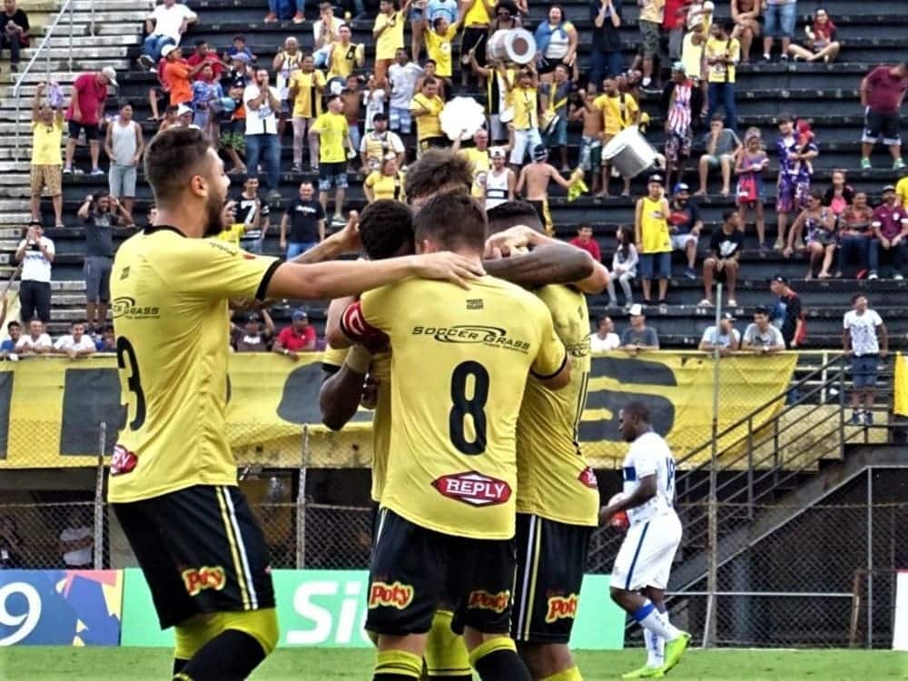 São Bernardo venceu Água Santa por 3 x 1 em 2019