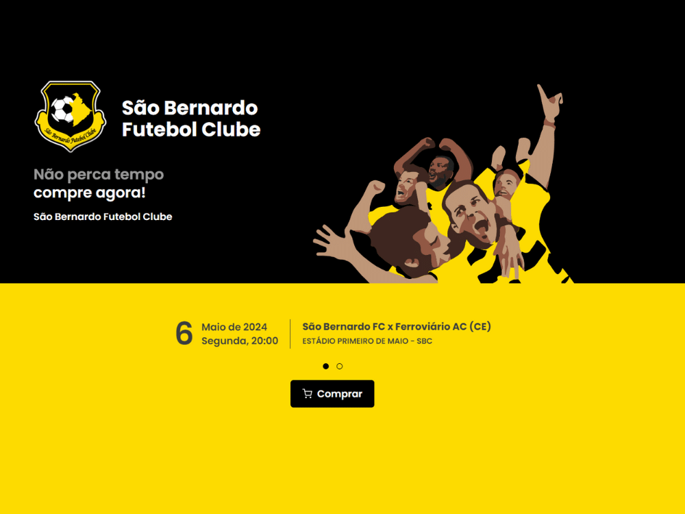 Descubra onde comprar ingressos para São Bernardo x Ferroviário na internet