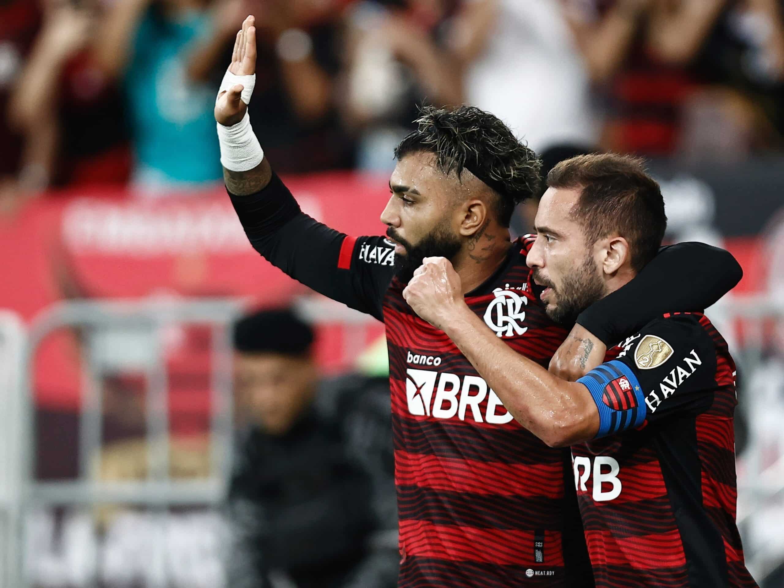 Flamengo venceu o primeiro jogo contra o Talleres por 3 a 1. Foto: Buda Mendes