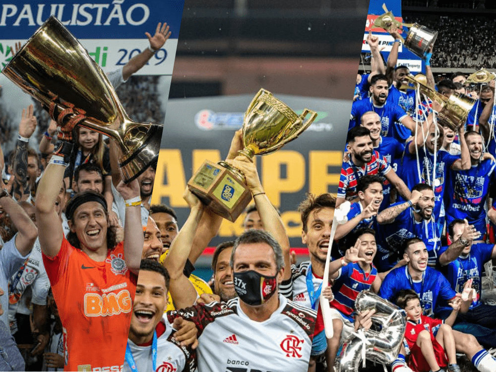Descubra quais são os maiores campeões estaduais do Brasil