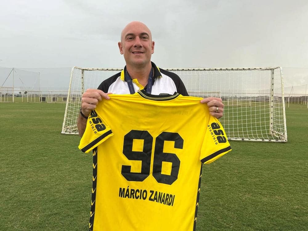Márcio Zanardi completou 96 jogos pelo São Bernardo FC e se tornou o treinador com mais jogos pela equipe
